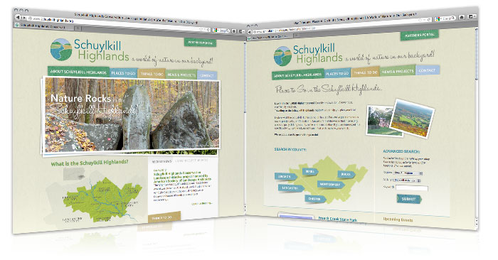 Just Launched: Schuylkill Highlands Website