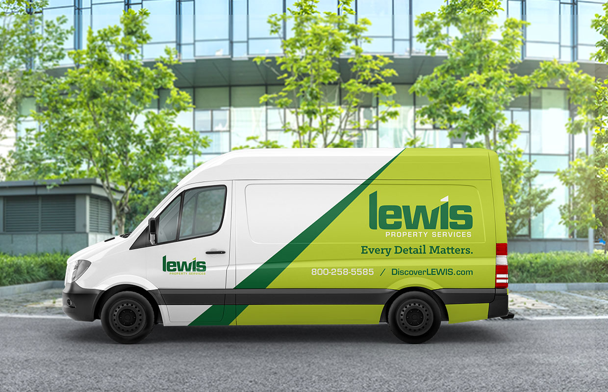 Lewis Group Fleet Graphics Design