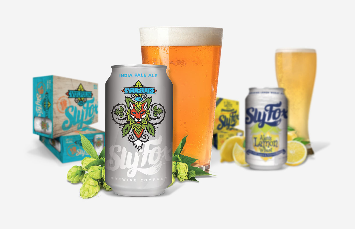 Sly Fox Beer Package Design