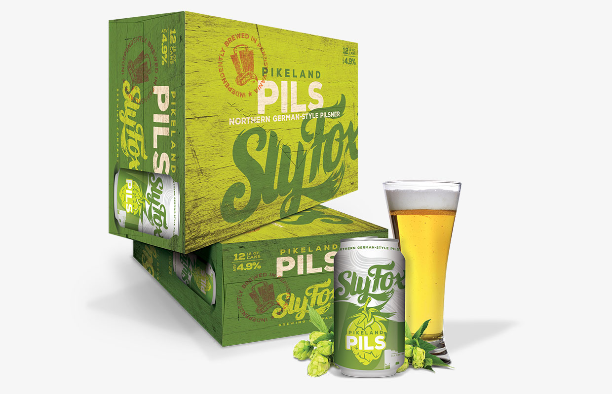 Sly Fox Beer Packaging Design