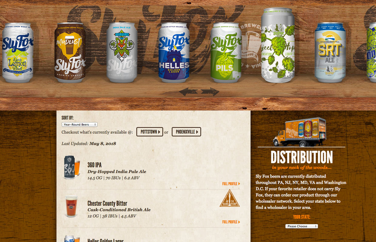 Craft Brewery E-Commerce Website Design and Development