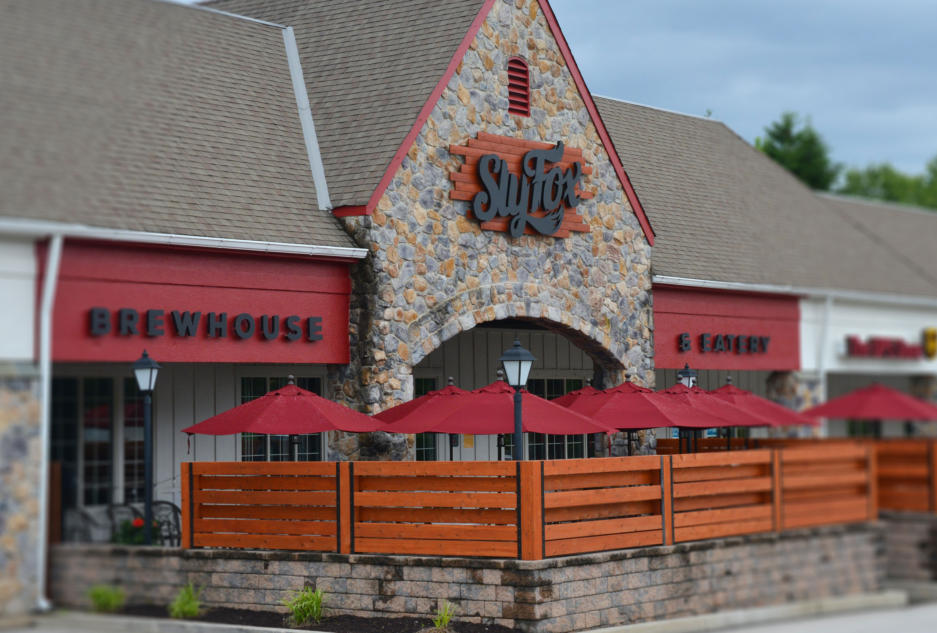 Sly Fox Craft Brewery Phoenixville exterior signage design and installation