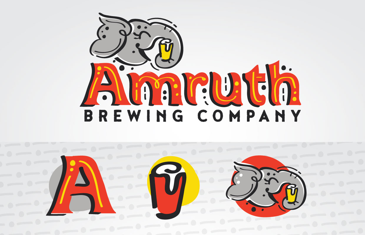 Amruth Craft Brewing Company Branding