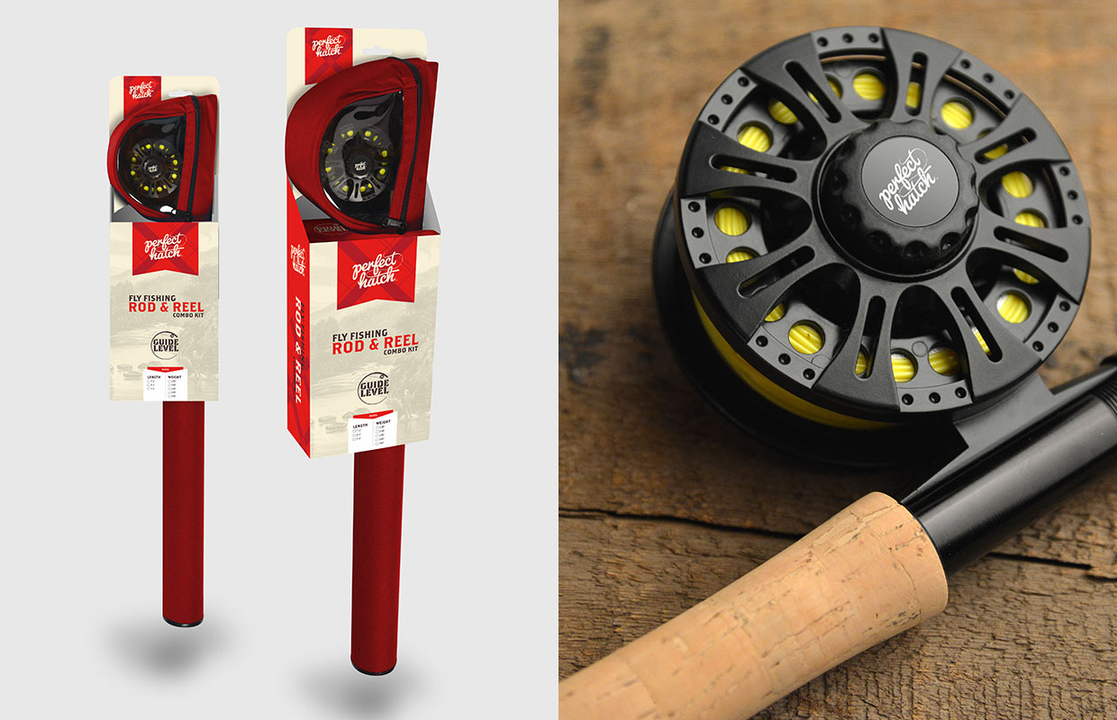 Fly Fishing Retailer Packaging Design and Point of Purchase