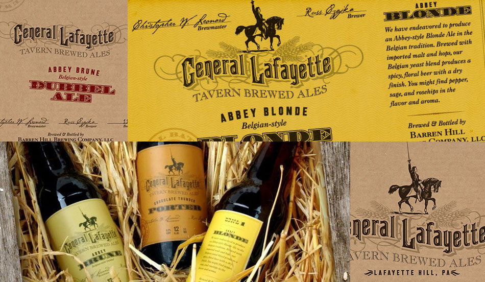 General Lafayette Brewery Branding and Package Design
