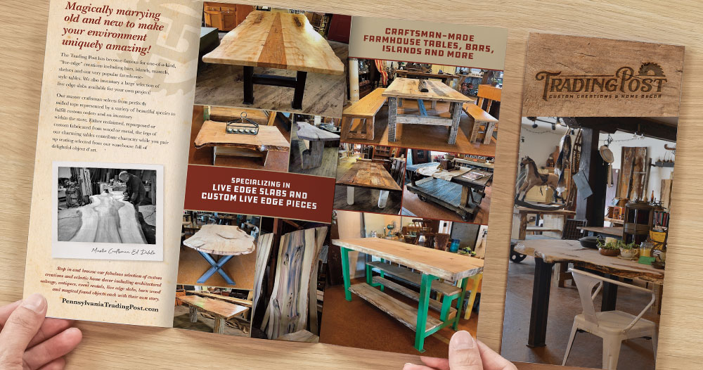 Trading Post Brochure Consumer Retail Sales Collateral
