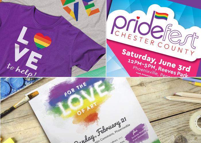 Chester County Pride Fest Event Branding and Support
