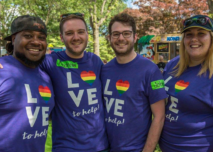 Chester County Pride Fest Volunteer Apparel Design