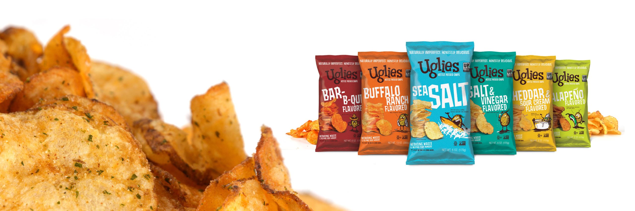 Uglies Kettle Chips Great Snack Food Packaging Design