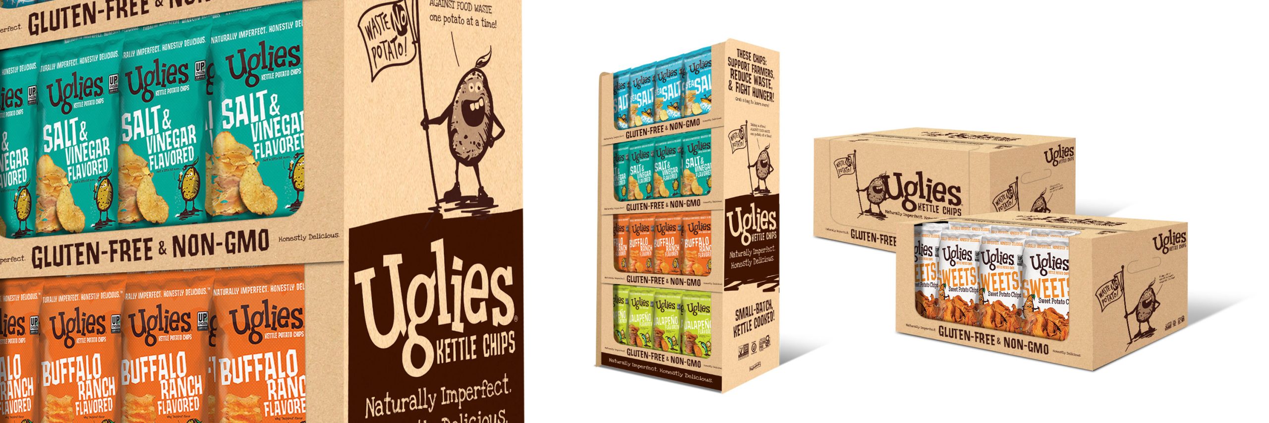 Uglies Kettle Chips Point of Purchase Displays