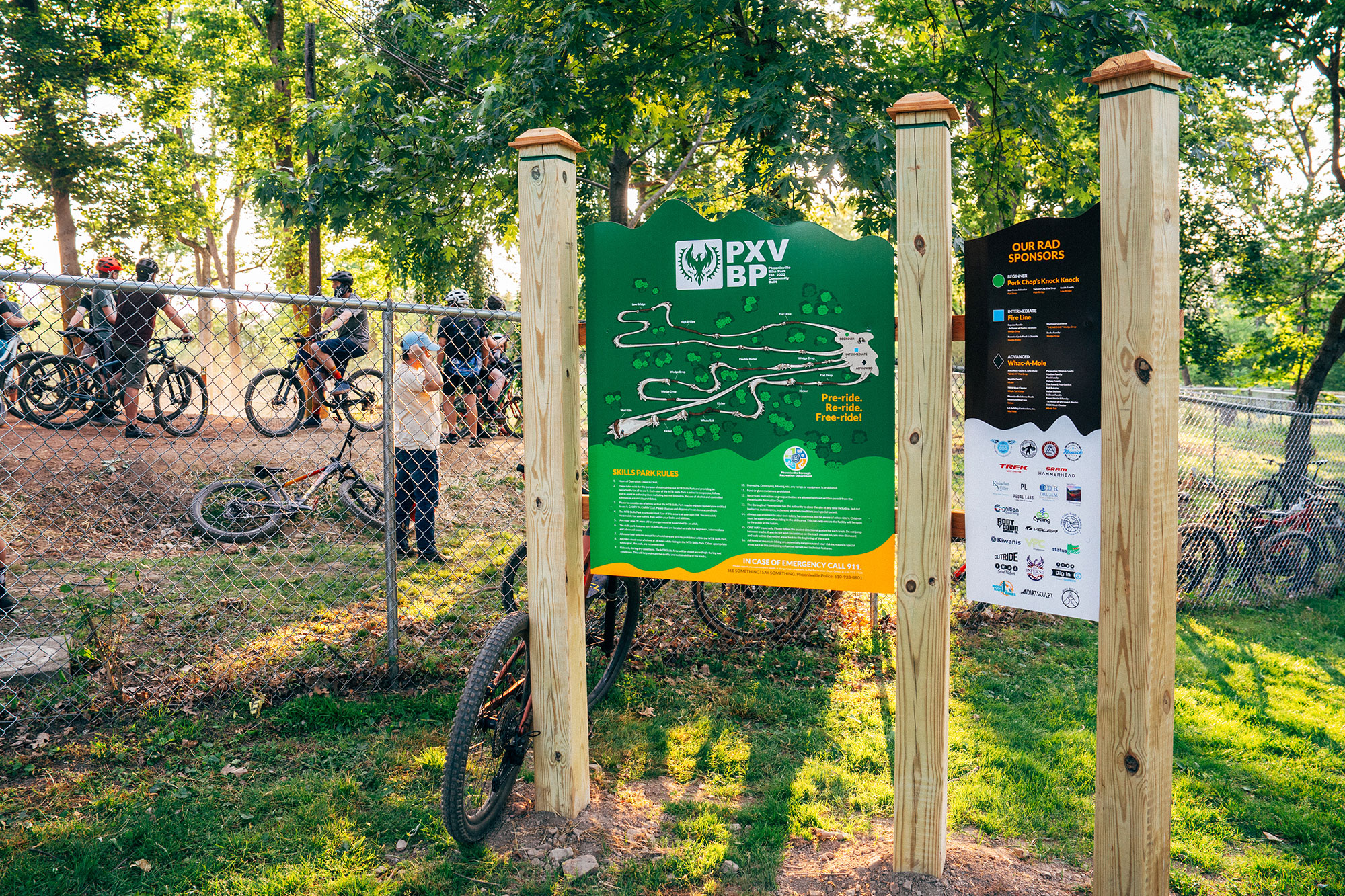 community park signage