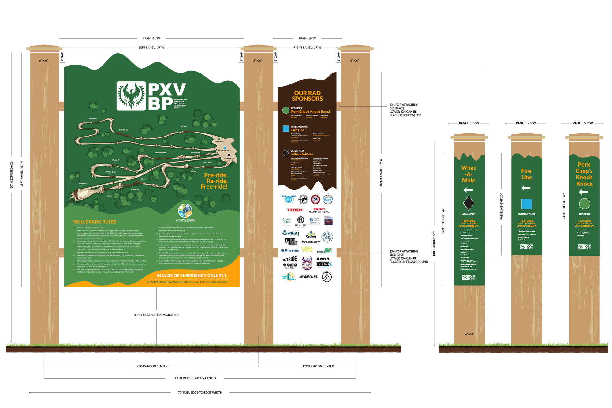 Park Signage and Wayfinding