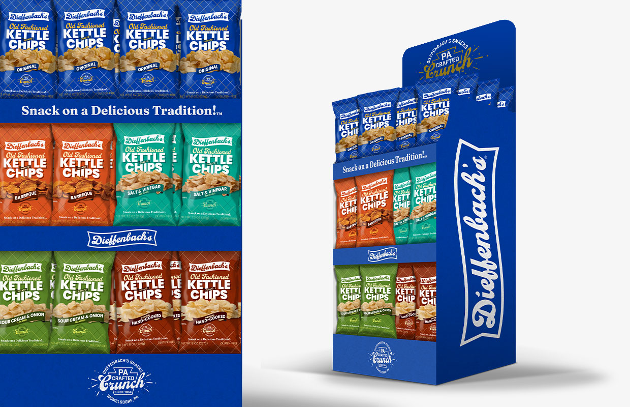 Snack Brand Point of Purchase Display Design