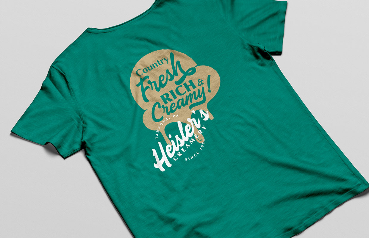 Heisler's Creamery Apparel Branding