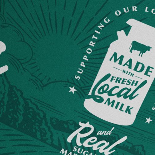 Heisler's Creamery Craft Ice Cream Packaging