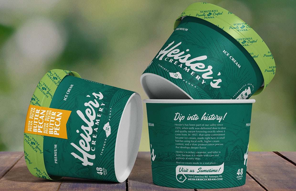 Ice Cream Product Packaging Design Development